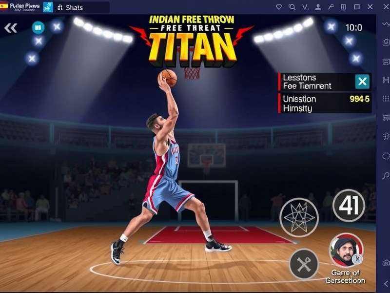 Indian Free Throw Titan gameplay screenshot
